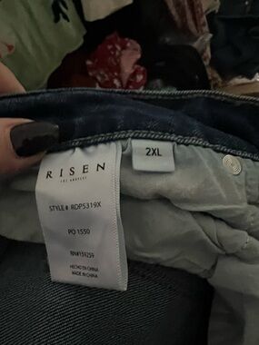 Risen Los Angeles Women's Dark Blue Boot Cut Jeans